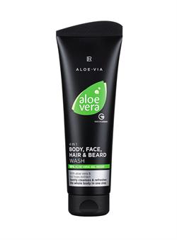 Aloe Vera Men’s Essentials 4in1 Beard-Hair-Face & Body Wash